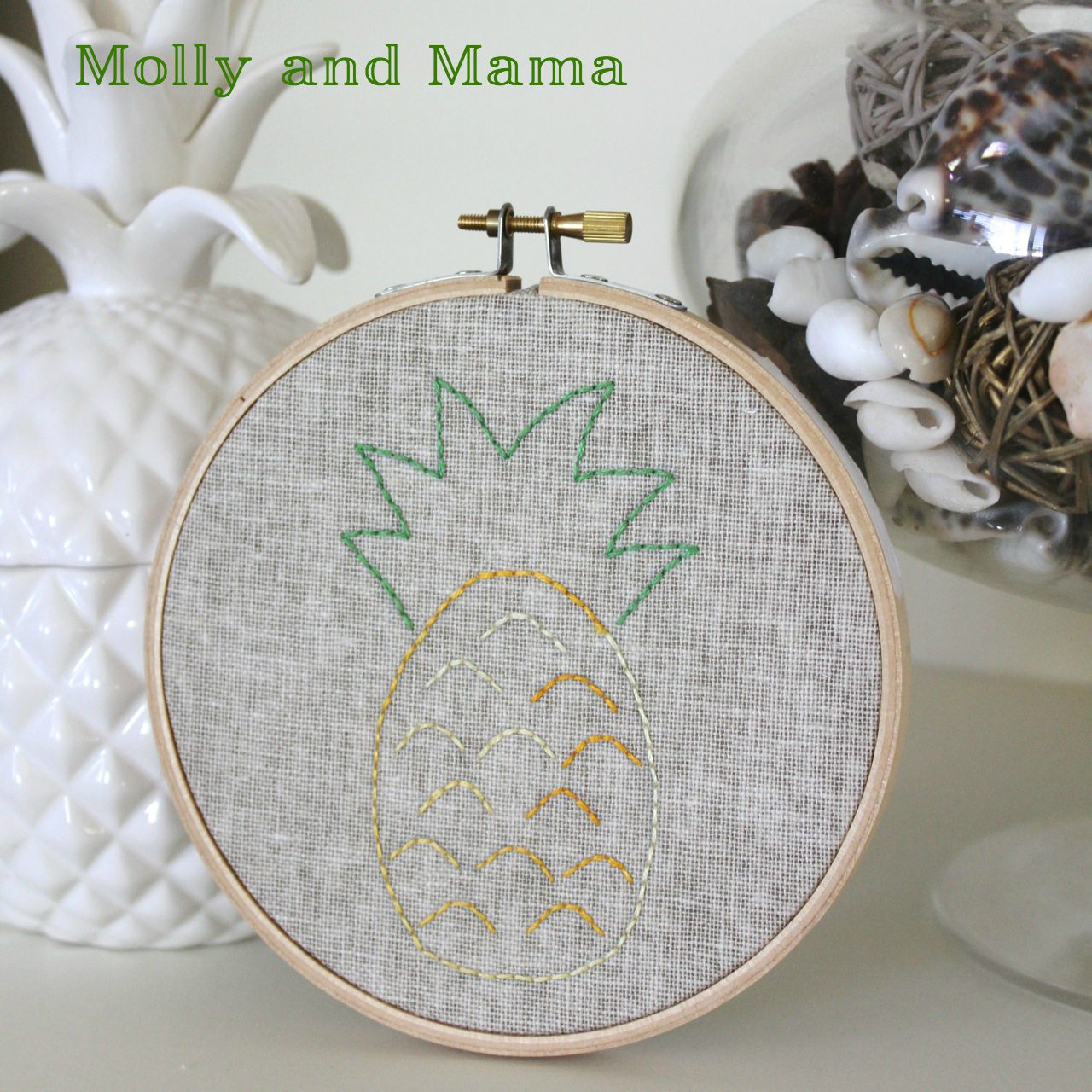 Hand Embroider a Simple Hoop Art Project