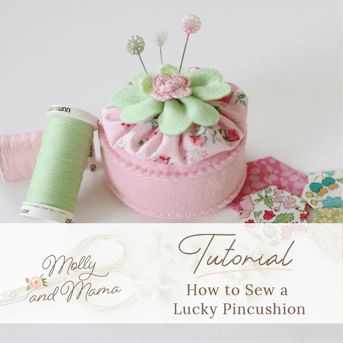 Make a Lucky Pin Cushion for St Patrick's Day - Molly and Mama