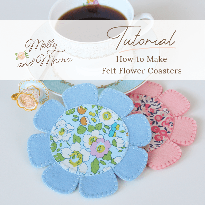 Sew a Felt Flower Coaster