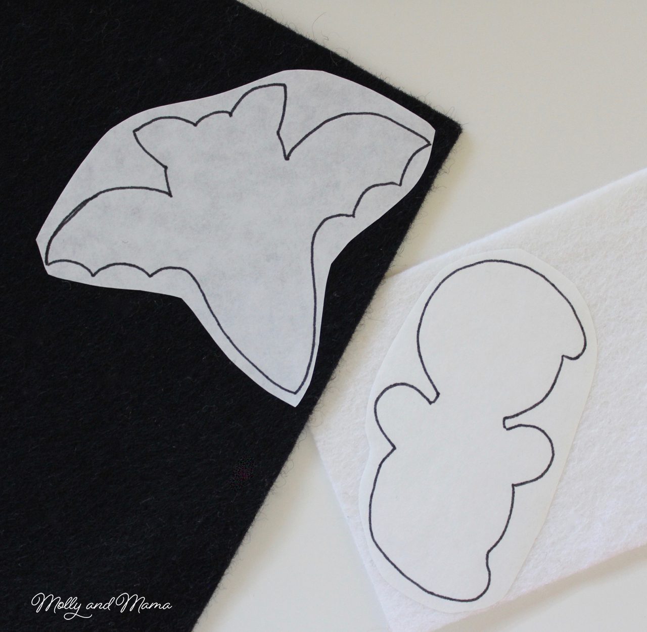 Halloween Felt Pencil Toppers Tutorial - Molly and Mama