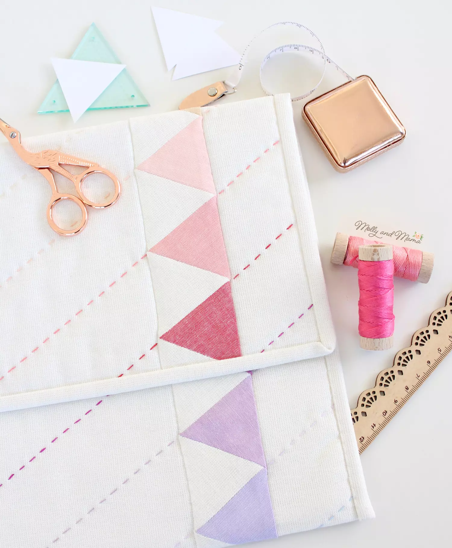 On Point Pouch for Make Modern Magazine