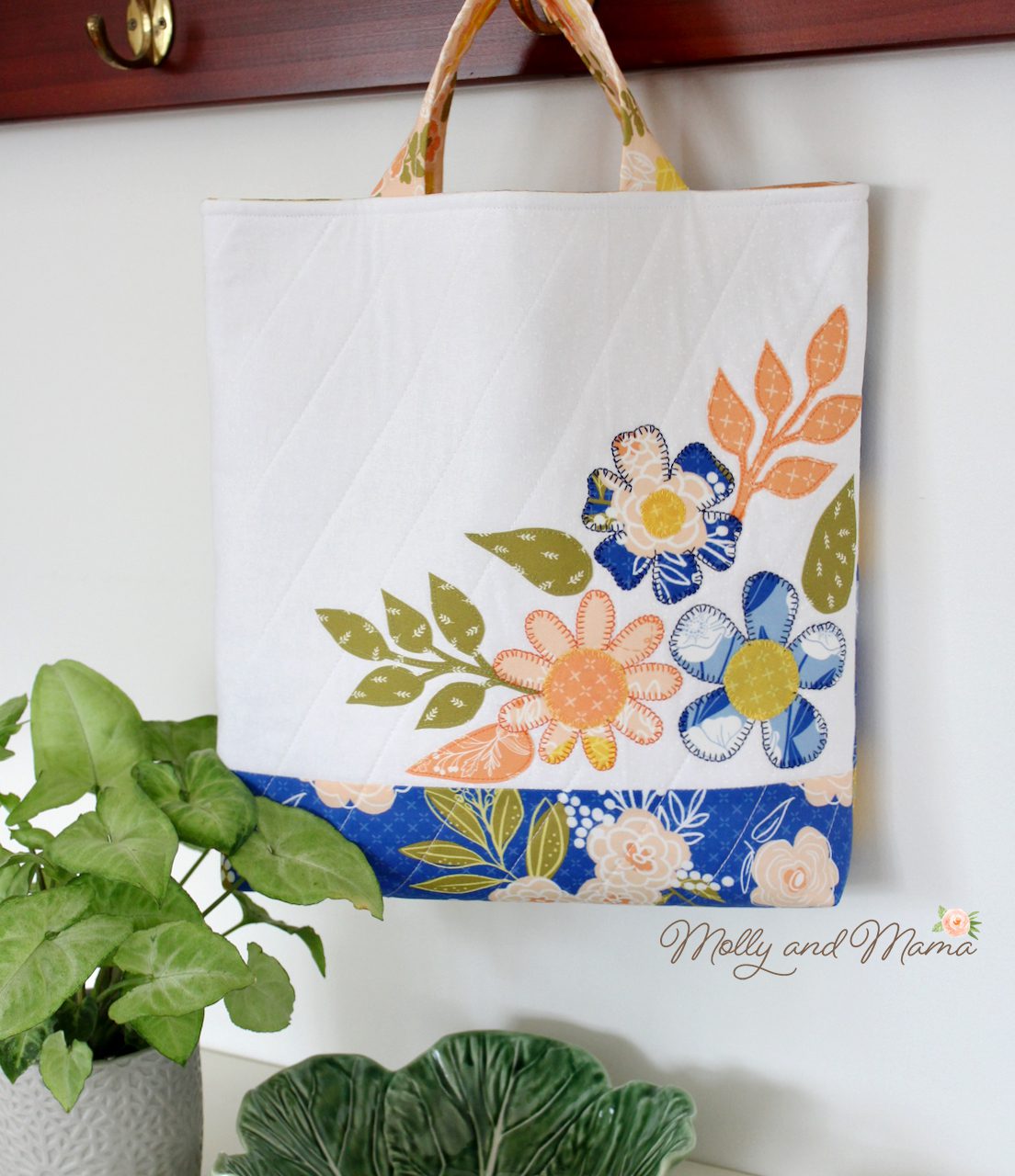 Make a Flower Appliqué Tote Bag with Thermoweb