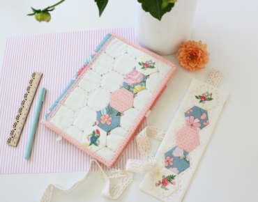 A Beautiful Journal Cover Pattern and a Free Bookmark Tutorial!